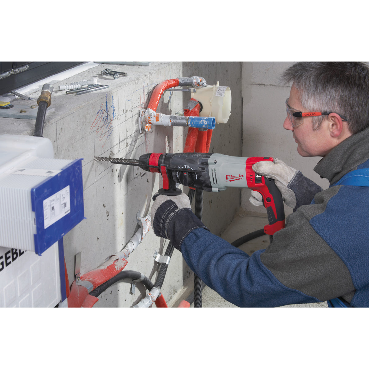 Milwaukee Martillo combinado de 1030W, 3 modos, capacidad máxima 30mm, SDS-Plus, FIXTEC™ PH30POWERX — imagen 3