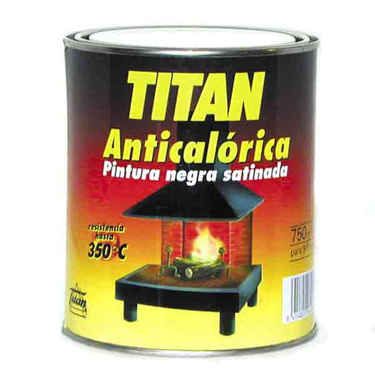 Pintura Anticalorica Negra Titan Satinada