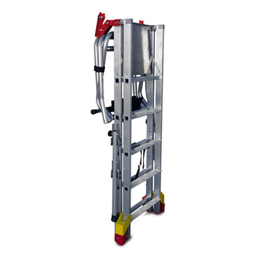 PL-COMPACT | Escalera plegable con amplia plataforma de trabajo