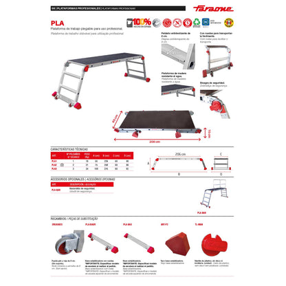 PLA | Plataforma de trabajo plegable para uso profesional
