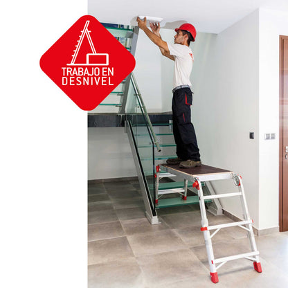 PLAT | Plataforma de trabajo plegable y regulable en altura