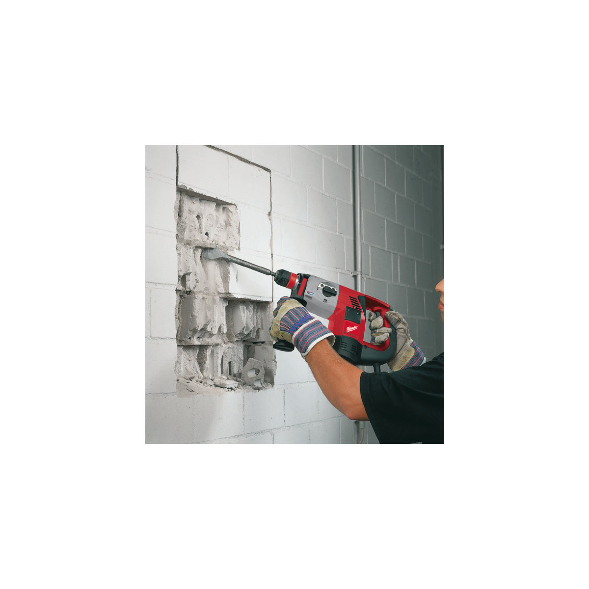 Milwaukee Martillo combinado de 900W, diseño en L, 3 modos, capacidad máxima 32mm, AVS PLH32XE — imagen 3