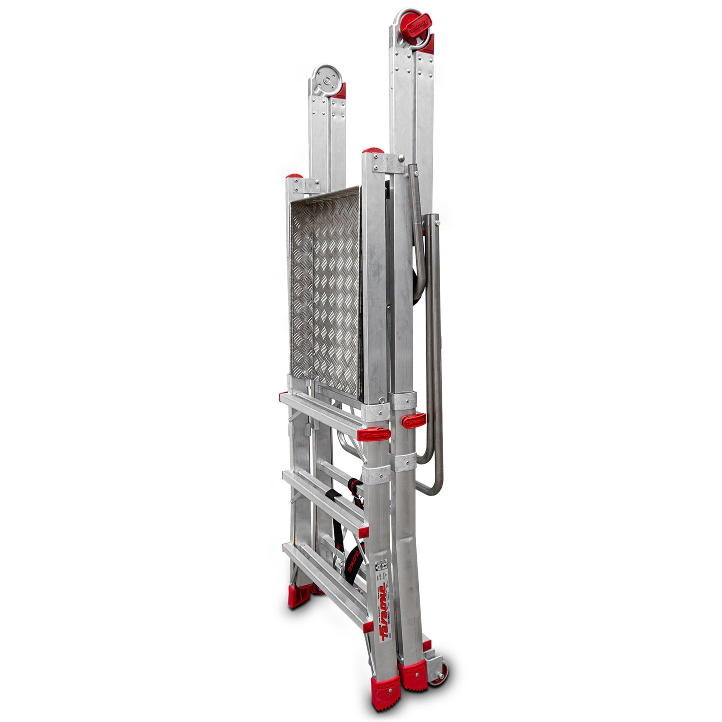 PLS | Escalera con amplia plataforma y altura regulable