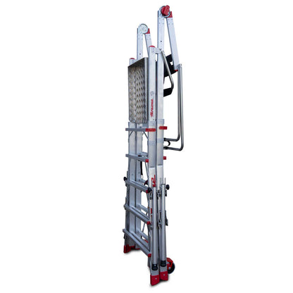 PLS | Escalera con amplia plataforma y altura regulable