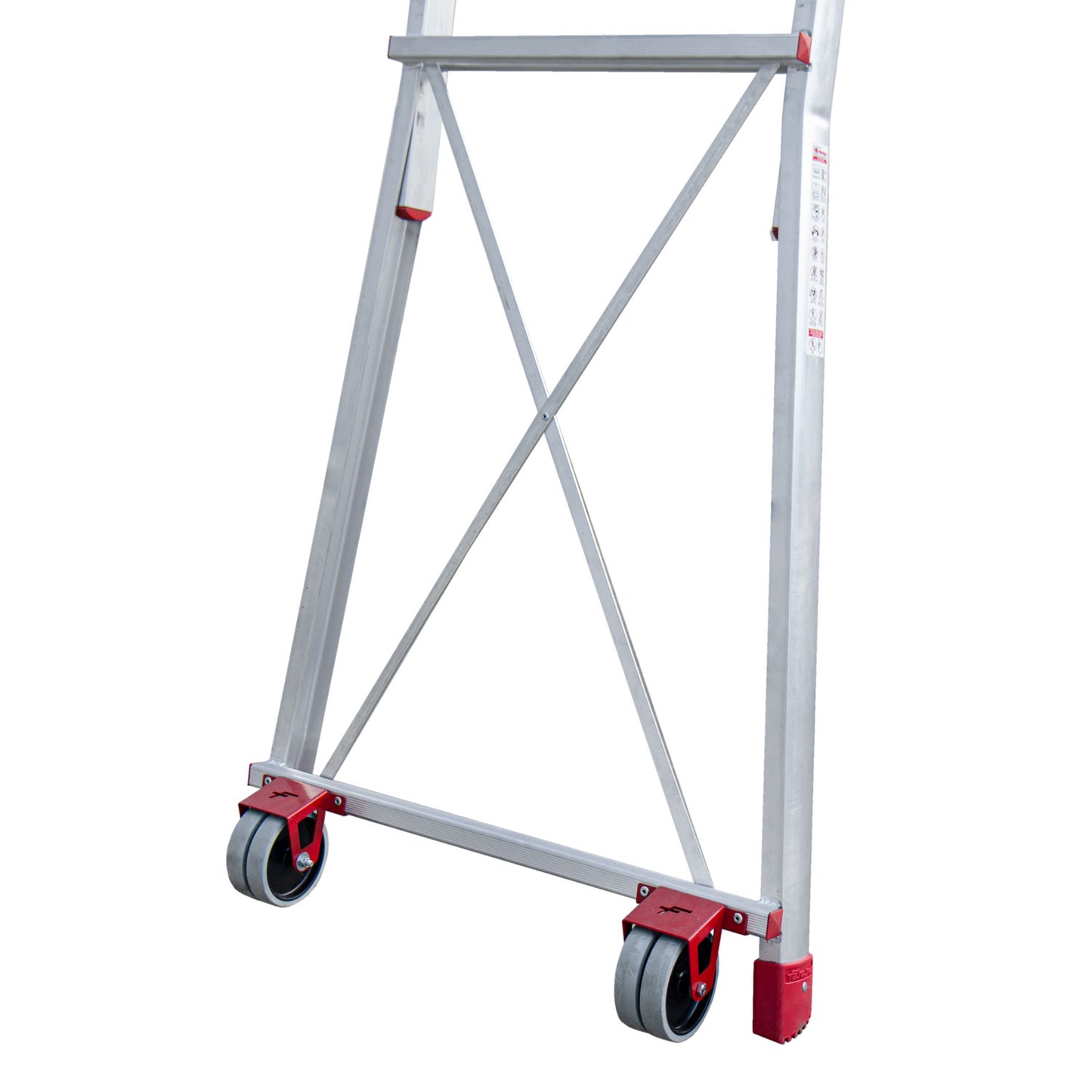 PLS | Escalera con amplia plataforma y altura regulable