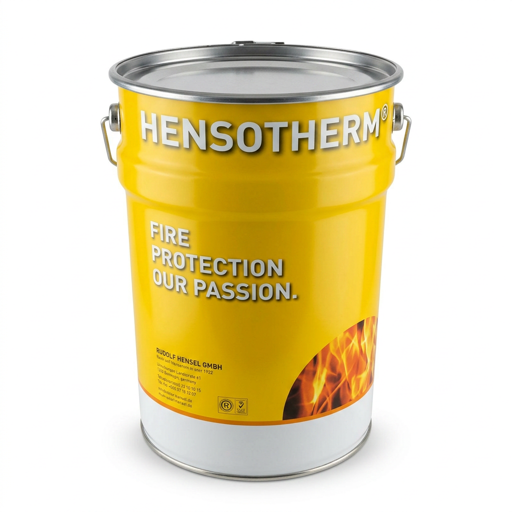 Pintura Intumescente Hensotherm 421 KS Base Agua para Acero R30-R180 | Hensel 25 kg