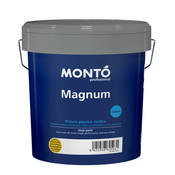Pintura Plástica Magnum Termoaislante Anticondensación Blanco MONTO | Fondo de Adherencia para Soportes Nuevos y Reparados