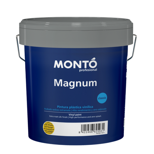 Pintura Plástica Magnum Termoaislante Anticondensación Blanco MONTO | Fondo de Adherencia para Soportes Nuevos y Reparados