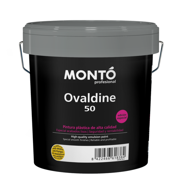 Pintura Plástica Ovaldine 50 Aniversario MONTO | para Paredes y Techos de Interior