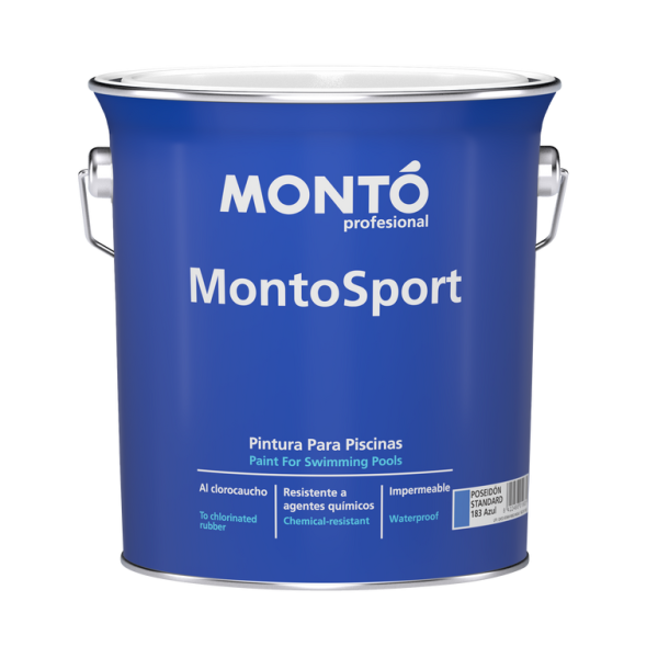 Pintura para Piscinas Poseidón Clorocaucho MONTO | Resistente al Agua Clorada y a la Exposición Solar