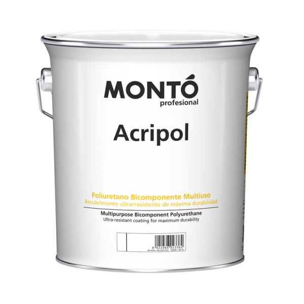 Pintura para Piscinas de Poliéster Acripol Kit Bicomponente Azul MONTO | Acabado Duro, Lavable y Resistente al Roce