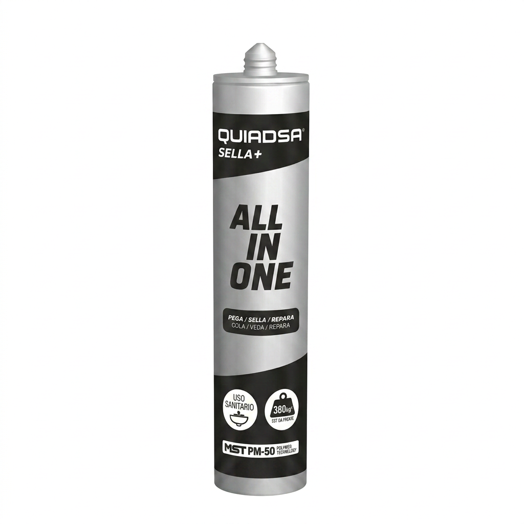 Quiadsa PM-50 — Adhesivo Sellador Extra Fuerte Poliuretano Silanizado 380 kg/10cm² Sin Isocianatos