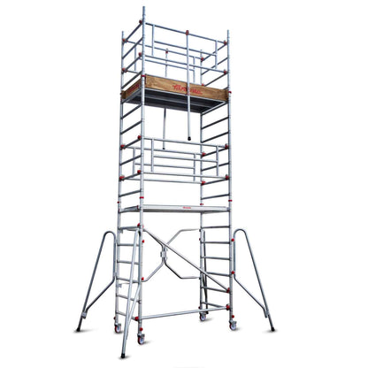 RAPIDO SUPER 180 | Andamio con ruedas y plataforma 100x180cm.