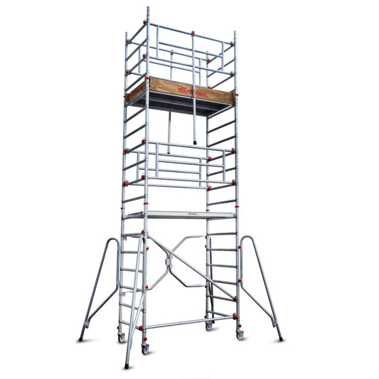 RAPIDO SUPER 180 | Andamio con ruedas y plataforma 100x180cm.