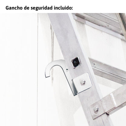 SAS | Escalera de apoyo con ganchos para entreplantas y altillos