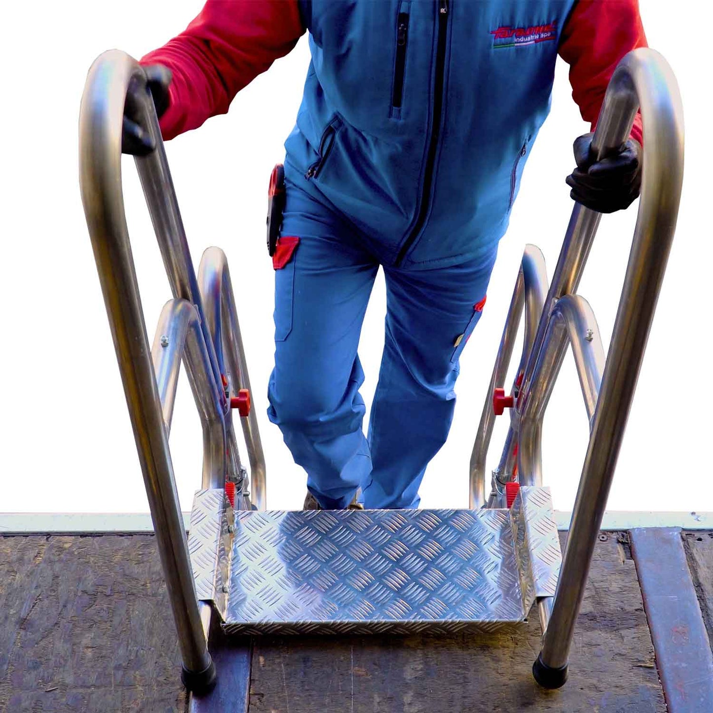 SCR | Escalera plegable para camión