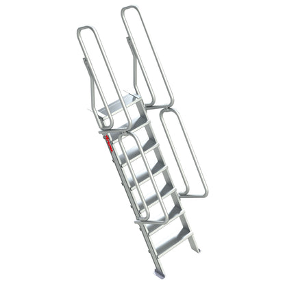 SG60 | Escalera de aluminio fija para entreplantas y altillos | Inclinación 60º