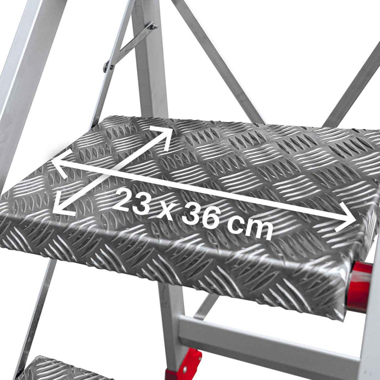SGP | Taburete de alta seguridad en aluminio