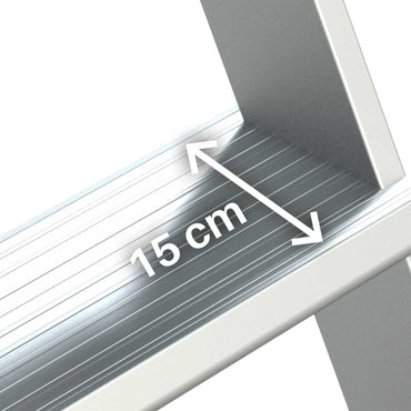 SG60 | Escalera de aluminio fija para entreplantas y altillos | Inclinación 60º