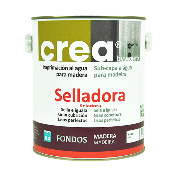 Selladora Crea Blanca MONTO | Fondo de Adherencia para Soportes Nuevos y Reparados