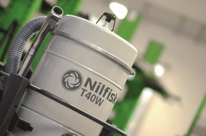 Aspirador industrial trifásico Nilfisk T40W L100 V400 H60