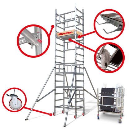 TOP SYSTEM 75x105 | Nuevo Andamio individual de 75x105 | Montaje en seguridad