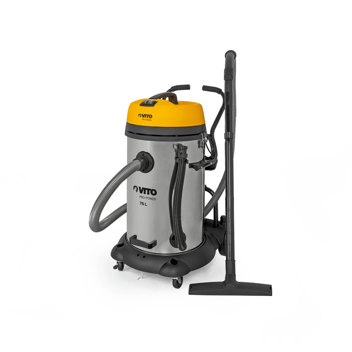 Aspirateur industriel pour solides et liquides 2x1200 W - 75 L VITO