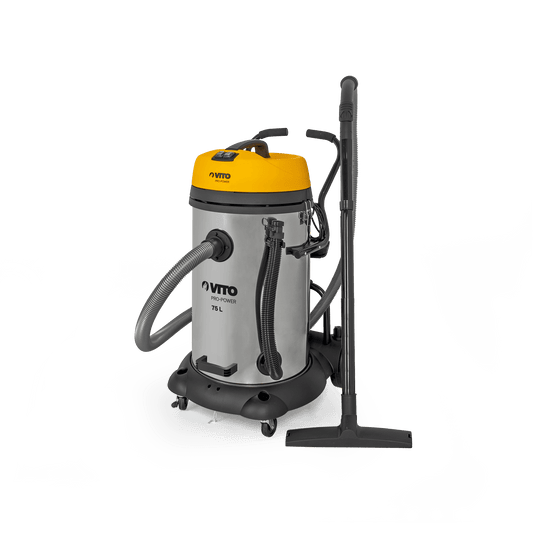 Aspirateur industriel pour solides et liquides 2x1200 W - 75 L VITO