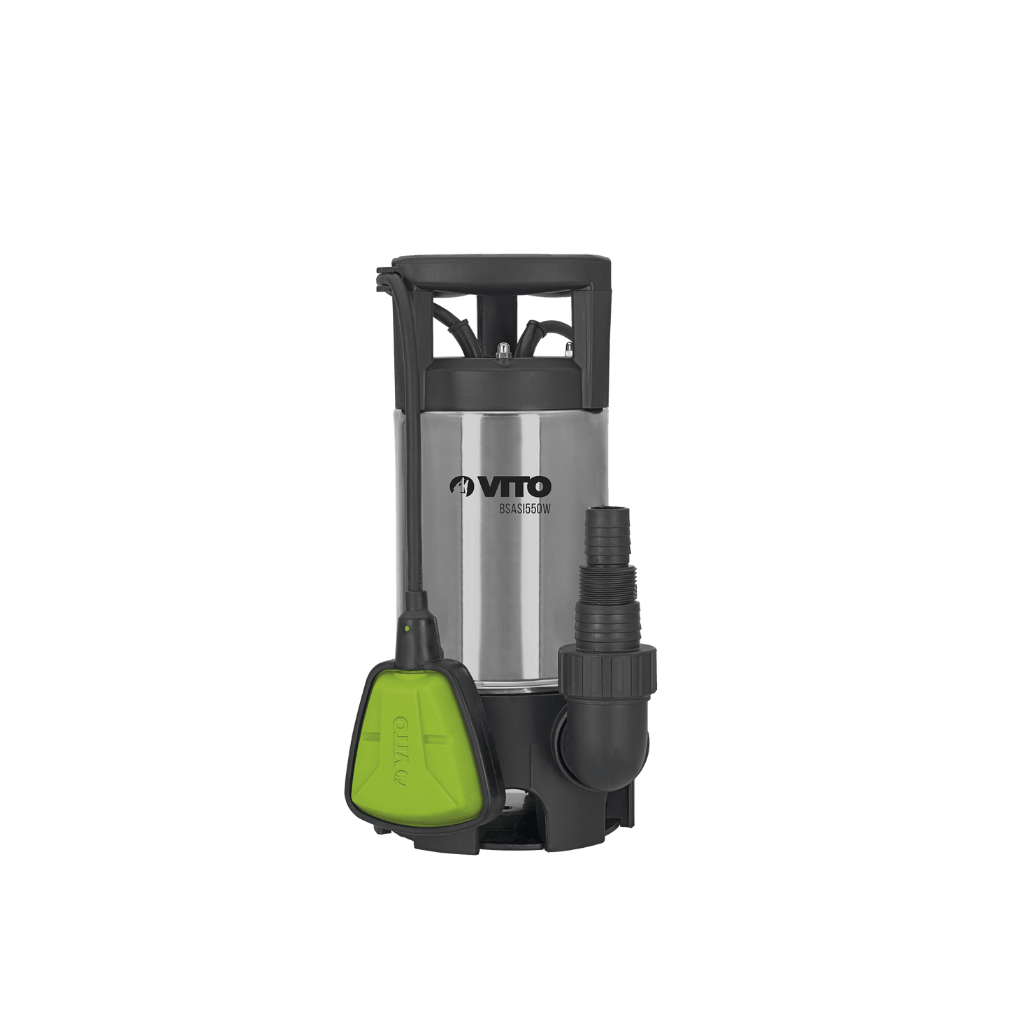 BOMBA SUMERGIBLE DE ACERO INOXIDABLE PARA AGUAS SUCIAS 550W VITO