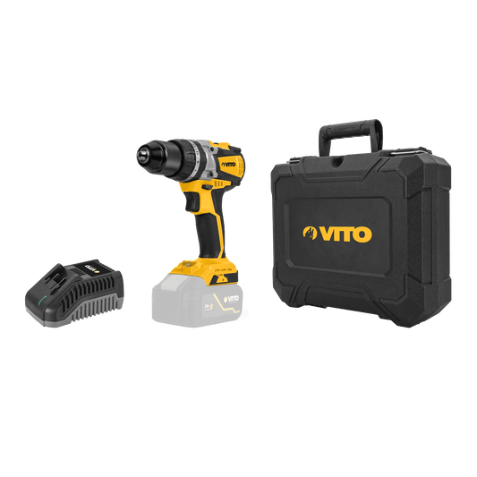 Perceuse-perceuse sans fil 20V Li + coffret BMC + chargeur VITO