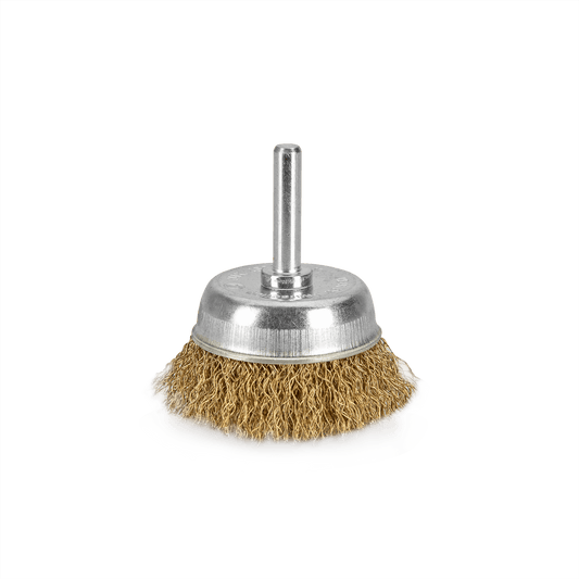 BROSSE ONDULÉE EN MÉTAL POUR PERCEUSE VITO 75MM