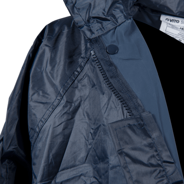 Chubasquero para Lluvia de Nylon Azul VITO