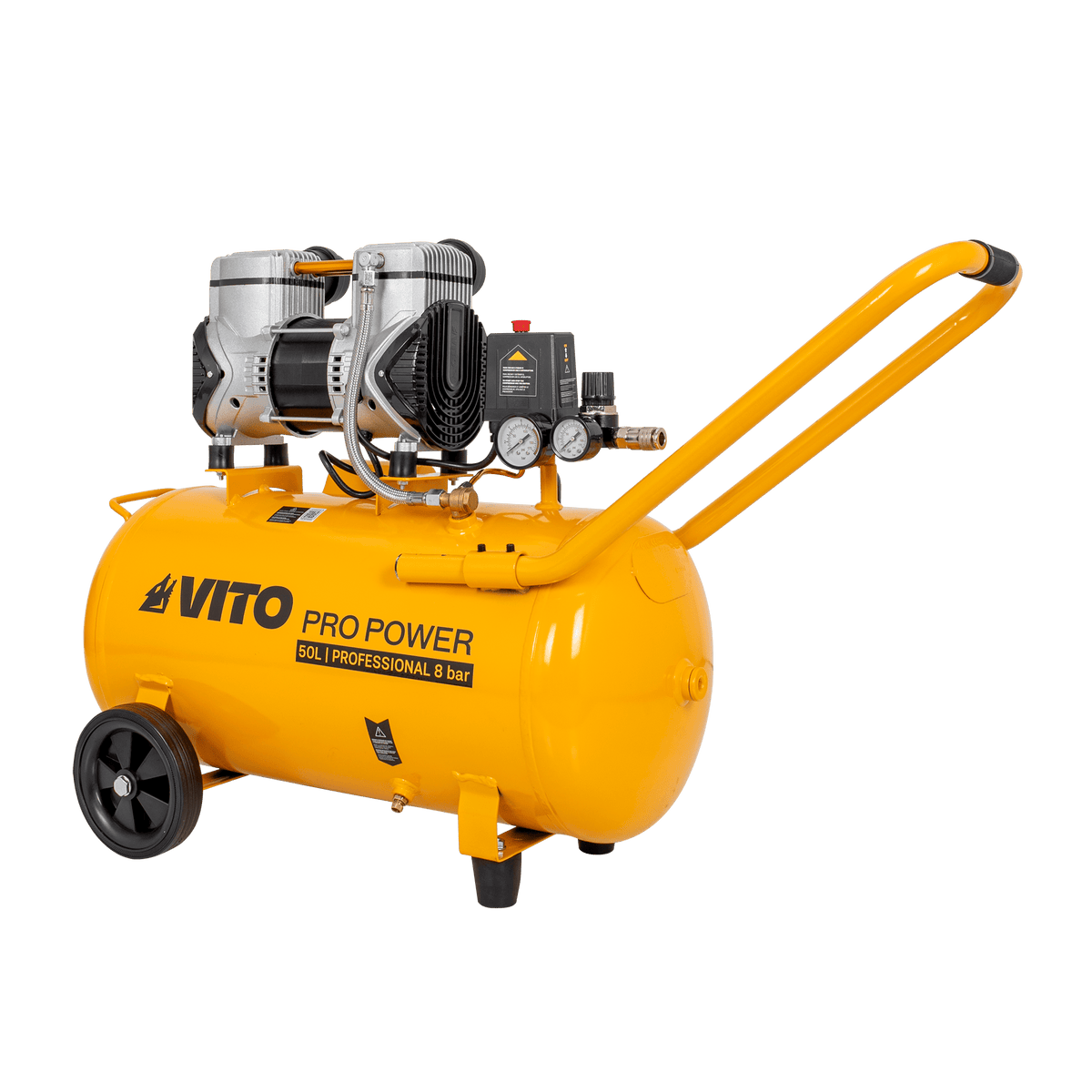 Compresor Silencioso sin Aceite 50L 8 Bar 2.0CV VITO VICSOS50A