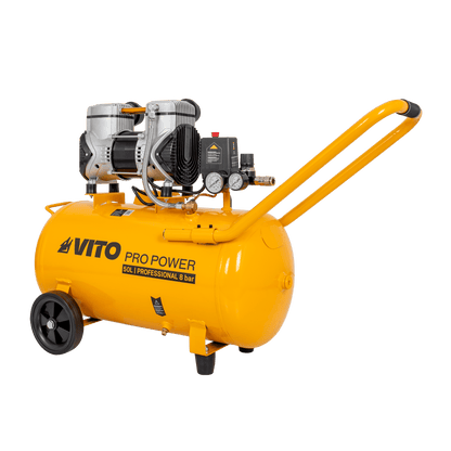 Compresor Silencioso sin Aceite 50L 8 Bar 2.0CV VITO VICSOS50A