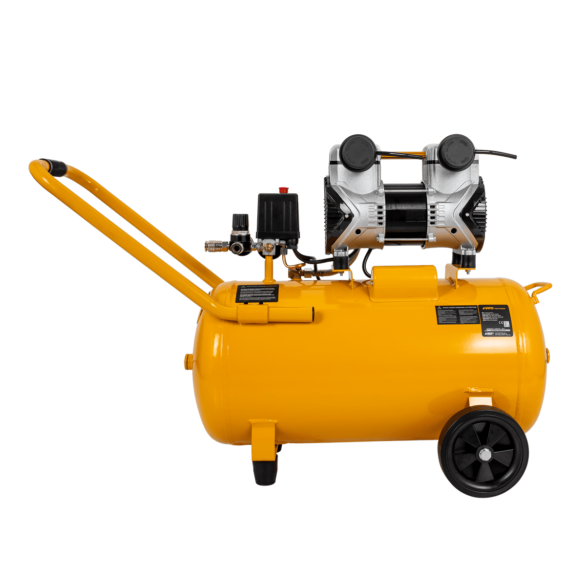 Compresor Silencioso sin Aceite 50L 8 Bar 2.0CV VITO VICSOS50A