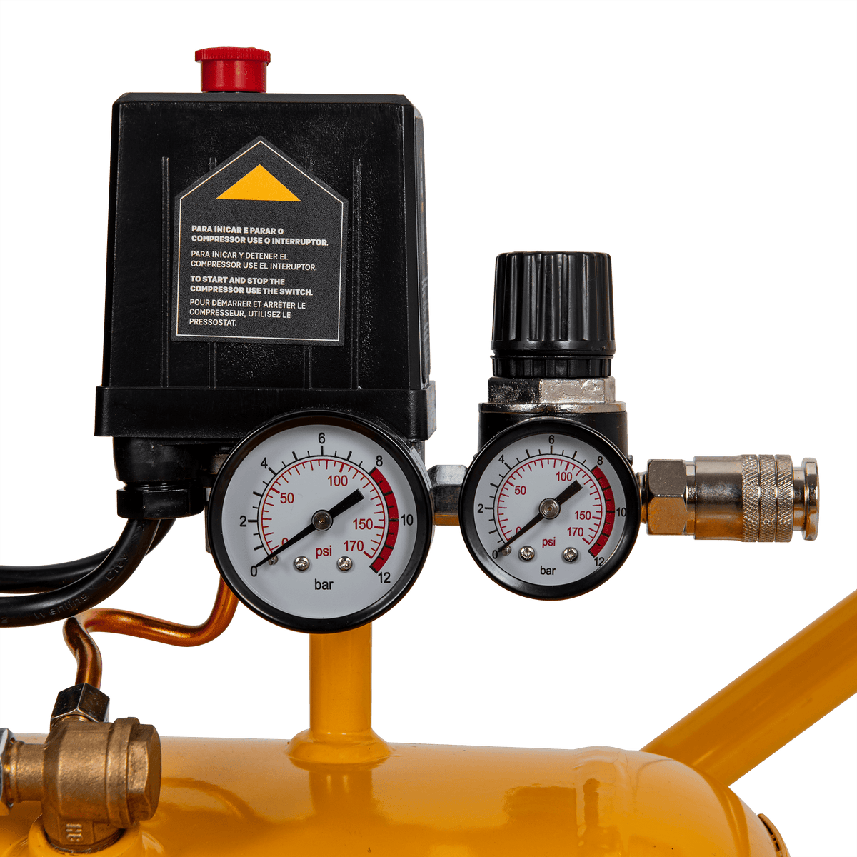 Compresor Silencioso sin Aceite 50L 8 Bar 2.0CV VITO VICSOS50A