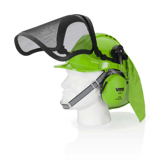 Casco con Protección Facial y Auricular VITO VICSPFA