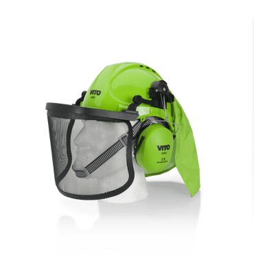 Casco con Protección Facial y Auricular VITO VICSPFA