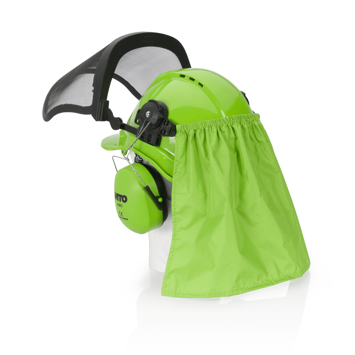 Casco con Protección Facial y Auricular VITO VICSPFA