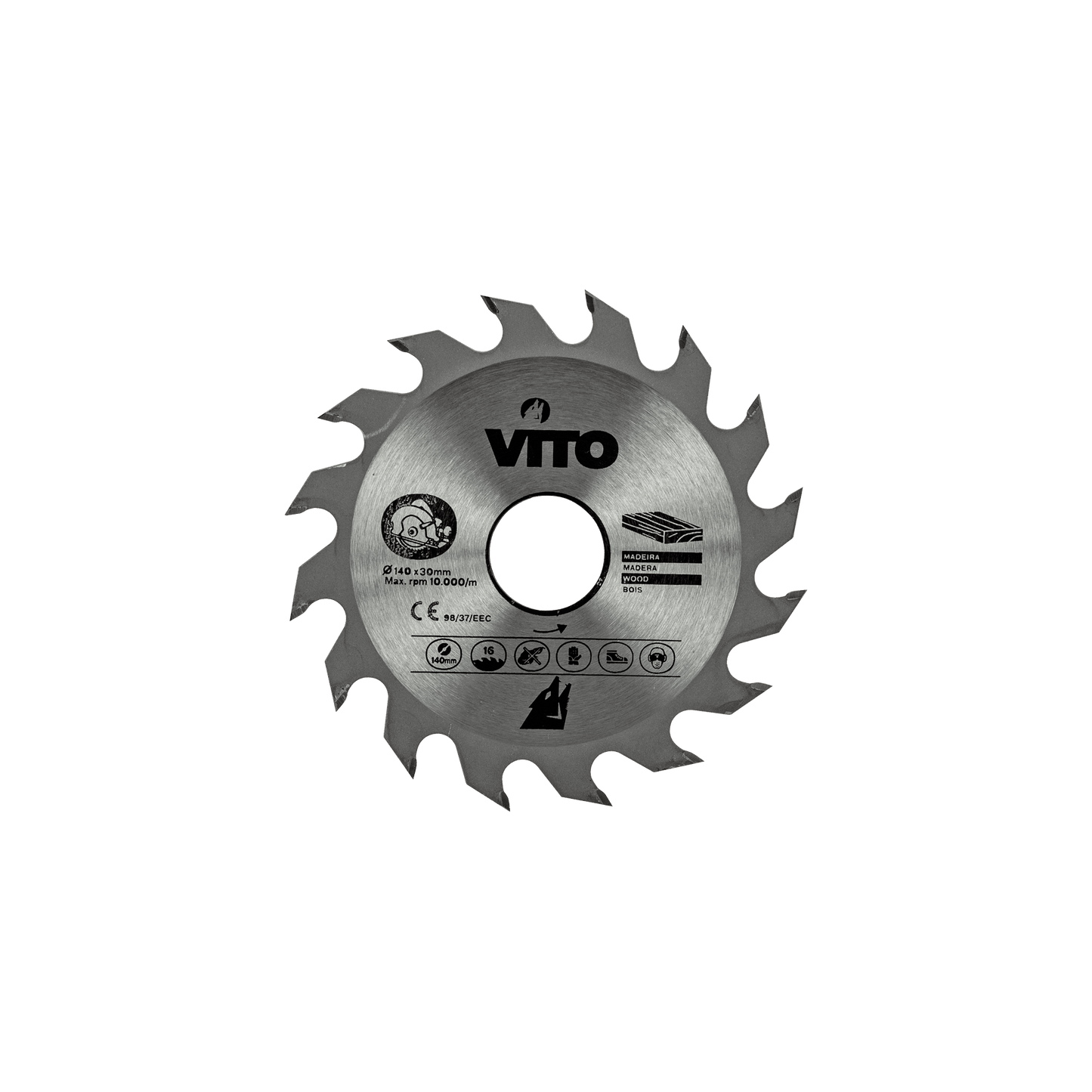 DISQUE À COUPE BOIS POUR SCIE CIRCULAIRE 160X16 VITO