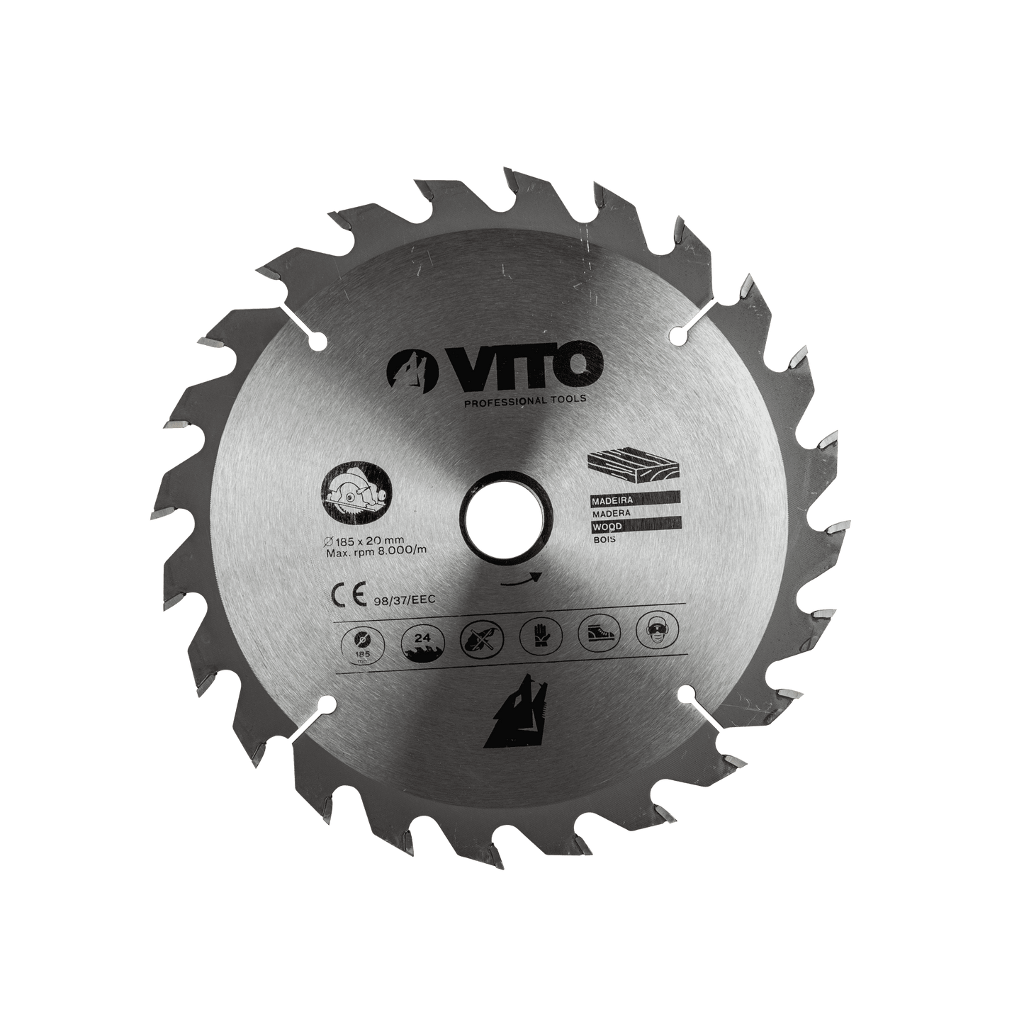 DISQUE À COUPE BOIS POUR SCIE CIRCULAIRE 216X30 VITO