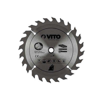 DISQUE À COUPE BOIS POUR SCIE CIRCULAIRE 255X40 VITO