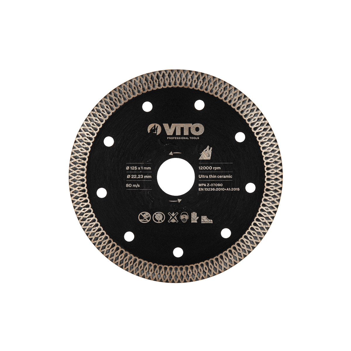 Disco de Diamante para Corte Cerámica Ultra Fino VITO