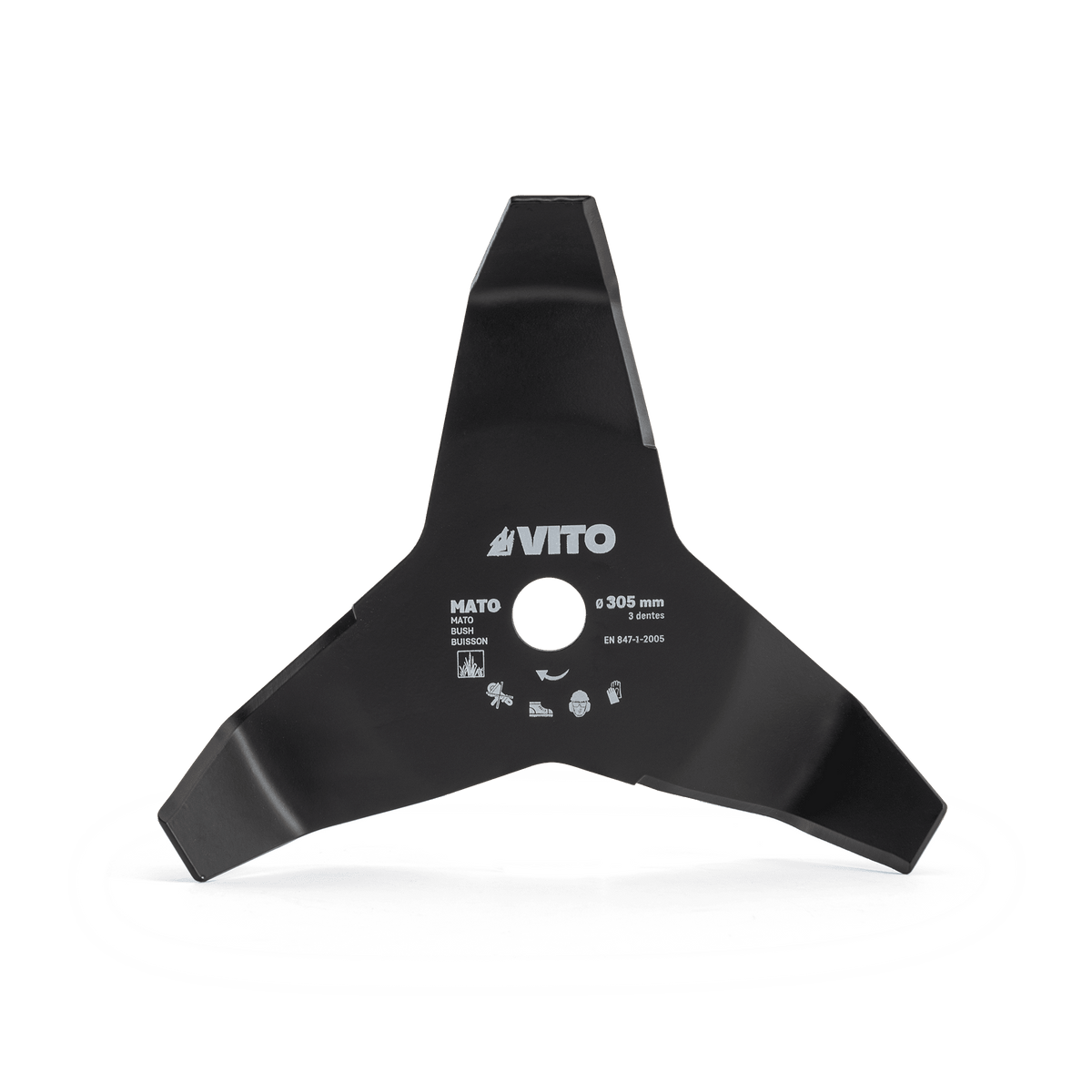 Disco de Corte Curvo para Maleza 3 Puntas PRO VITO VIDCMCP3
