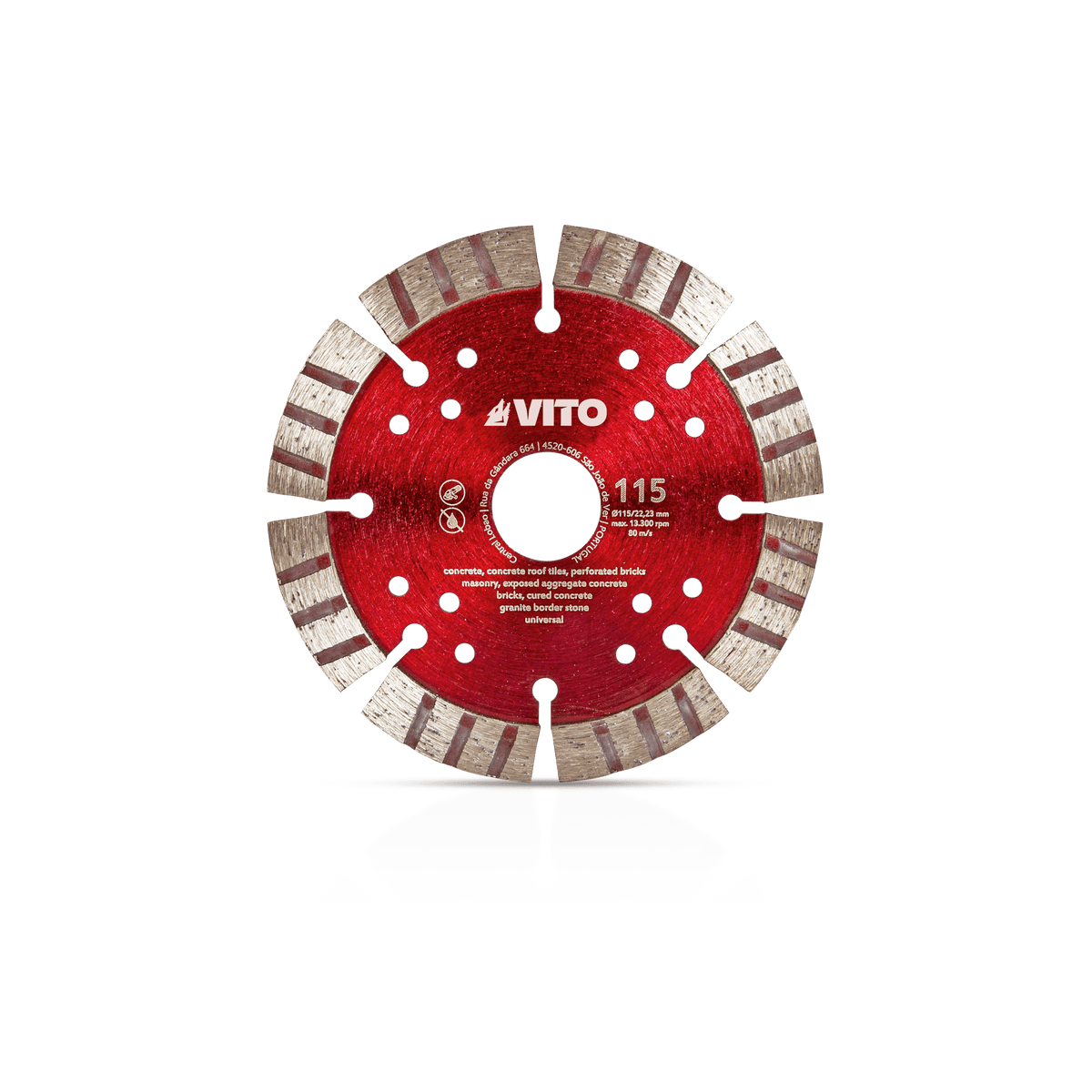 Disco de Diamante Segmentado General de Obra PRO VITO