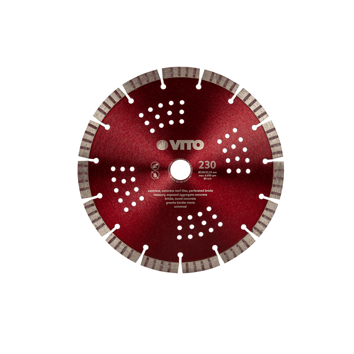 Disco de Diamante Segmentado General de Obra PRO VITO