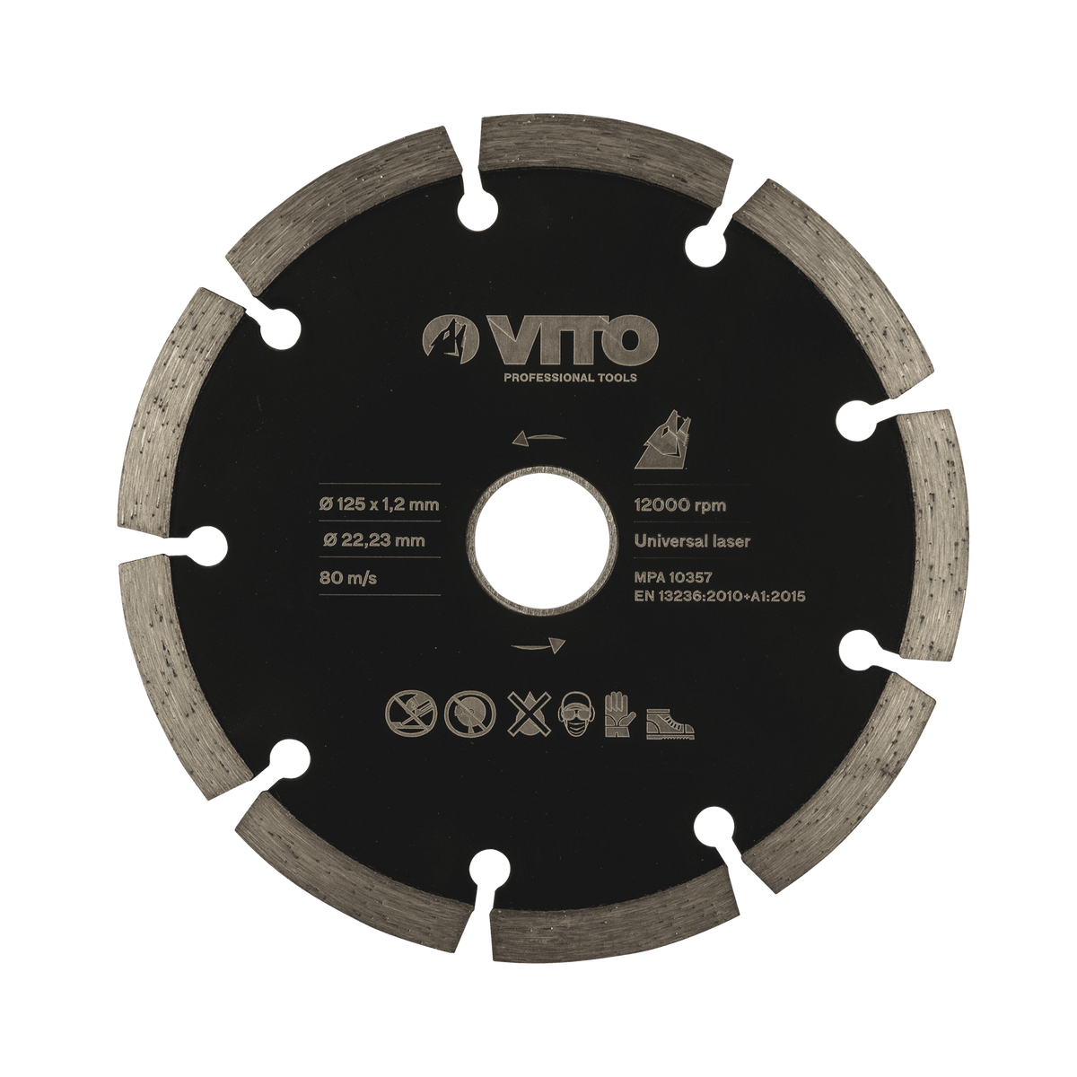 Disco de Diamante Universal Segmentado VITO
