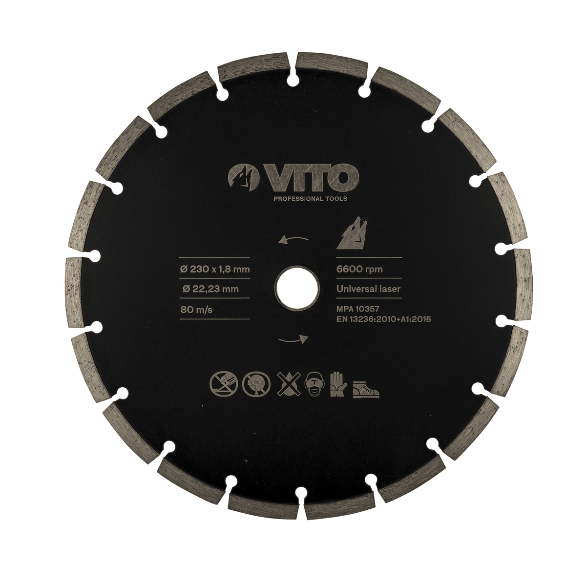 Disco de Diamante Universal Segmentado VITO