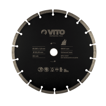 Disco de Diamante Universal Segmentado VITO