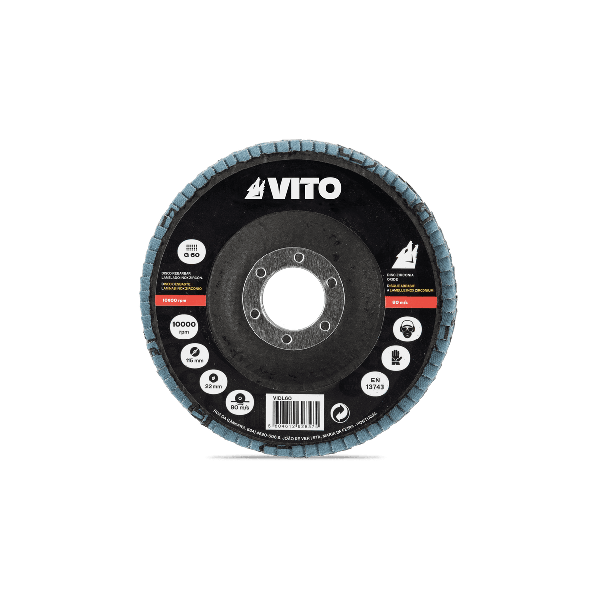 Disco Laminado de Oxodio de Circonio VITO VIDL60